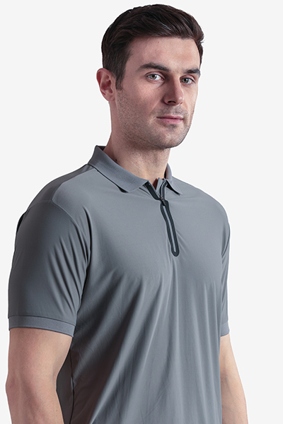 Men's Basic Polo Neck T-Shirt