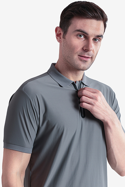 Men's Basic Polo Neck T-Shirt