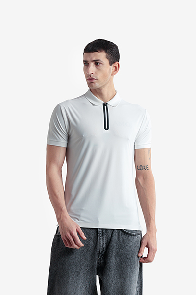 Men's Basic Polo Neck T-Shirt