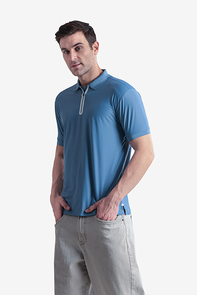 Men's Basic Polo Neck T-Shirt
