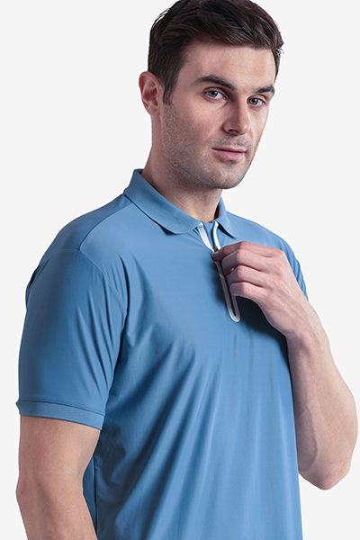 Men's Basic Polo Neck T-Shirt