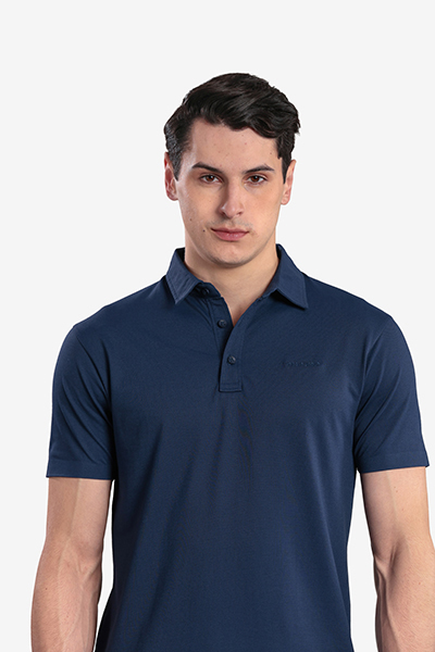 Men's Basic Polo Neck T-Shirt