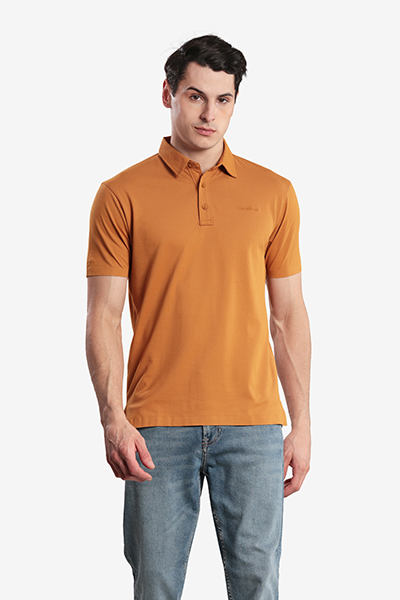 Men's Basic Polo Neck T-Shirt