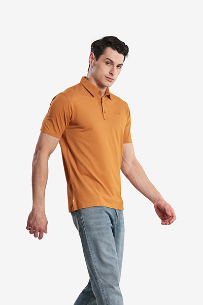 Men's Basic Polo Neck T-Shirt