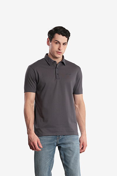 Men's Basic Polo Neck T-Shirt