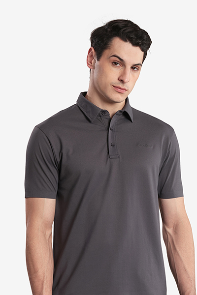 Men's Basic Polo Neck T-Shirt