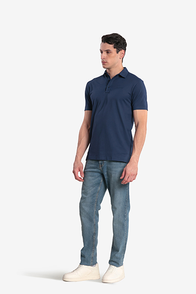 Men's Basic Polo Neck T-Shirt