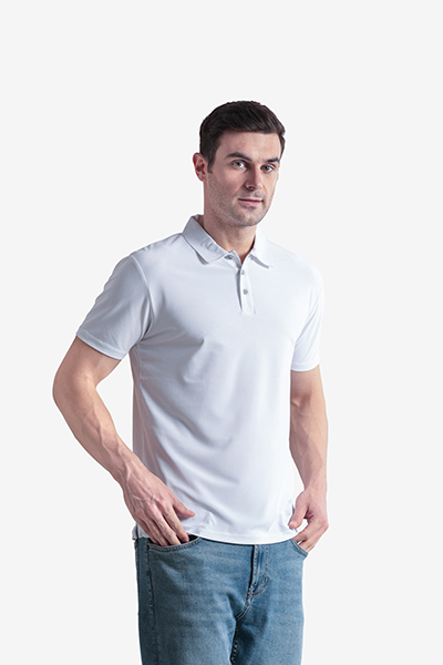 Men's Basic Polo Neck T-Shirt