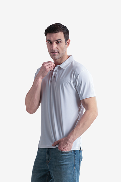 Men's Basic Polo Neck T-Shirt