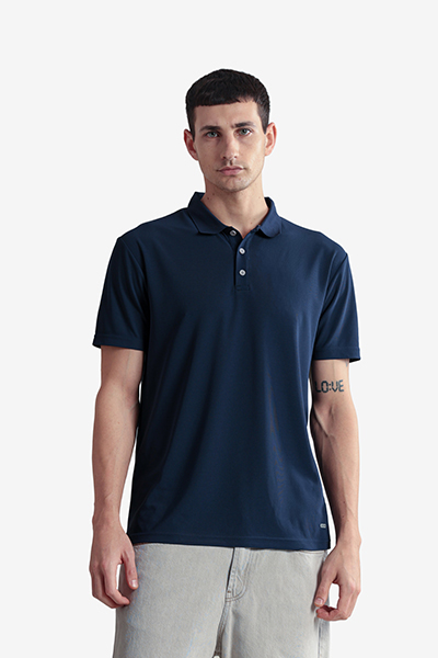 Men's Basic Polo Neck T-Shirt