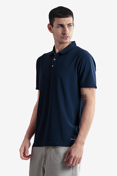 Men's Basic Polo Neck T-Shirt