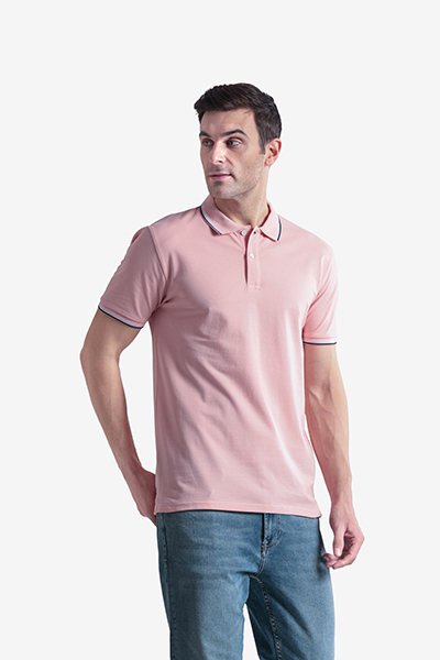 Men's Basic Polo Neck T-Shirt