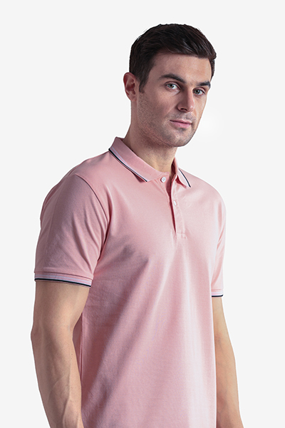 Men's Basic Polo Neck T-Shirt