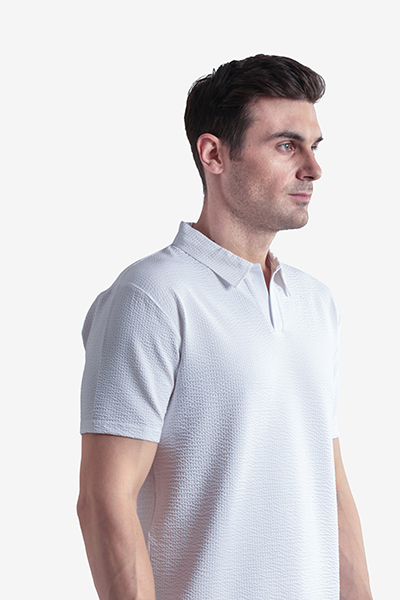 Men's Basic Polo Neck T-Shirt