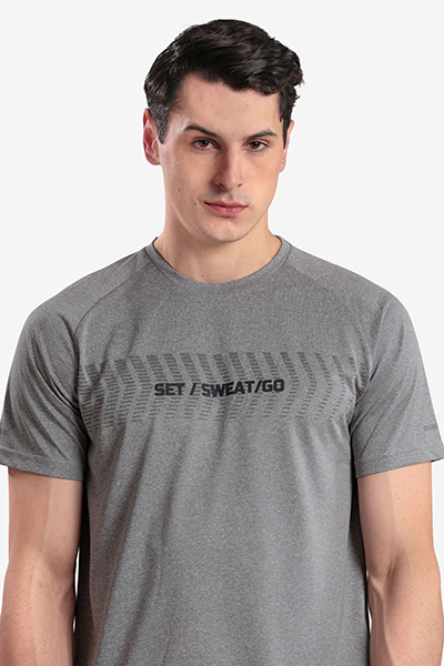 Men's Printed Round Neck T-Shirt