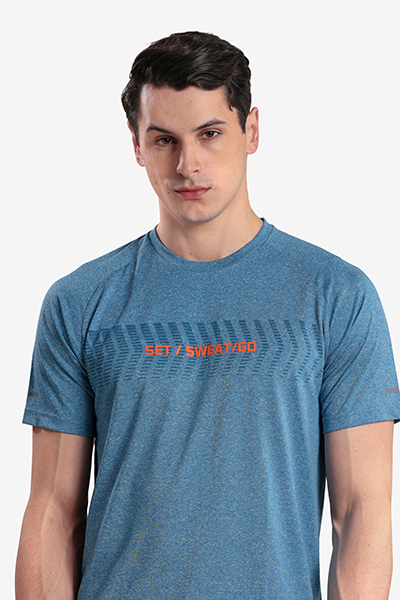 Men's Printed Round Neck T-Shirt