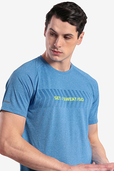 Men's Printed Round Neck T-Shirt