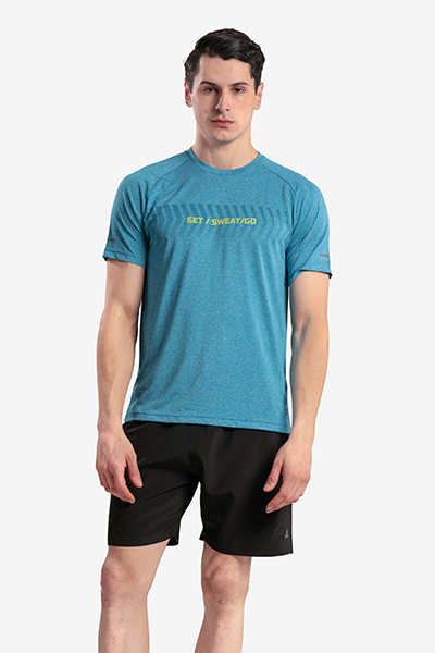 Men's Printed Round Neck T-Shirt