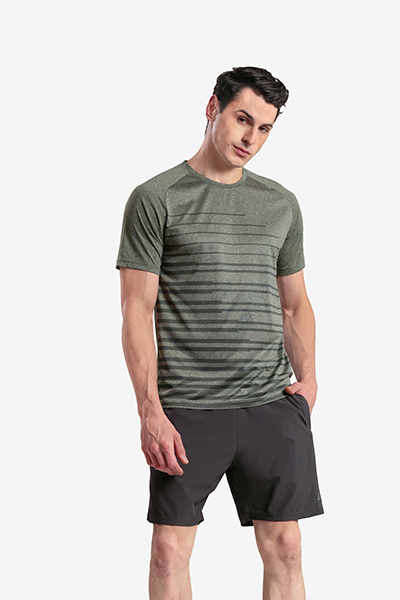 Men's Printed Round Neck T-Shirt