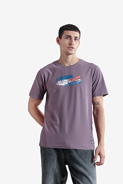 Men's Printed Round Neck T-Shirt