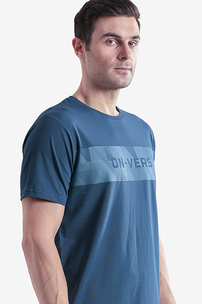 Men's Printed Round Neck T-Shirt
