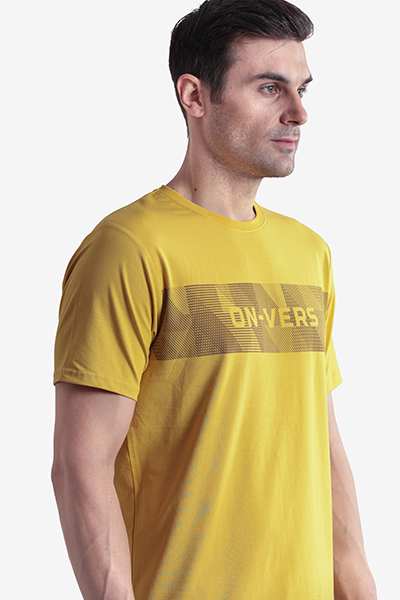Men's Printed Round Neck T-Shirt