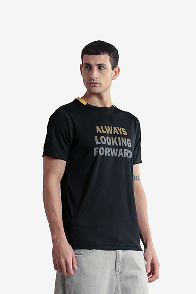 Men's Printed Round Neck T-Shirt