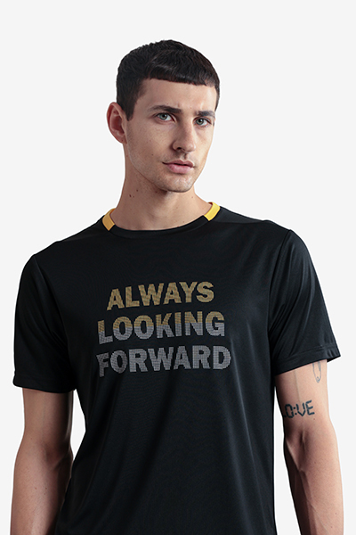 Men's Printed Round Neck T-Shirt