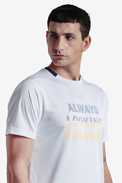 Men's Printed Round Neck T-Shirt