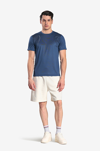 Men's Printed Round Neck T-Shirt