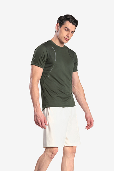 Men's Printed Round Neck T-Shirt