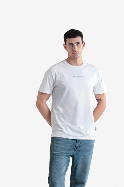 Men's Printed Round Neck T-Shirt