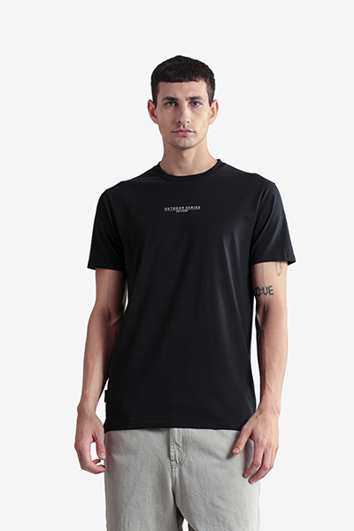 Men's Printed Round Neck T-Shirt