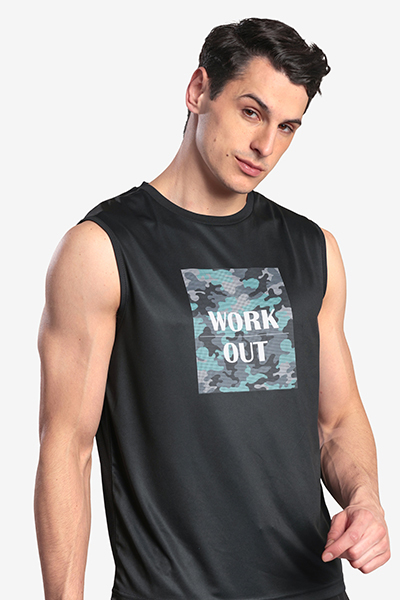men's printed sando t-shirt