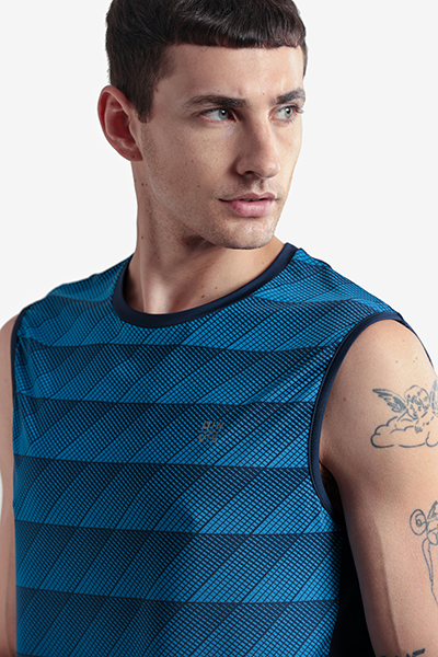 men's printed sando t-shirt