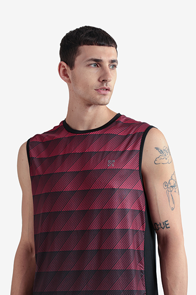 men's printed sando t-shirt