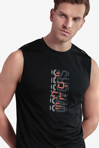 men's printed sando