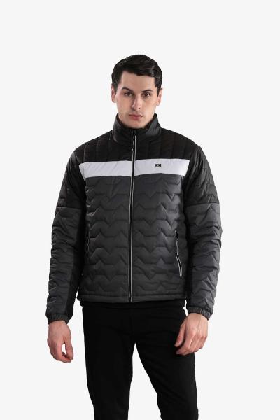 Mens Quilted Full Zipper Jacket