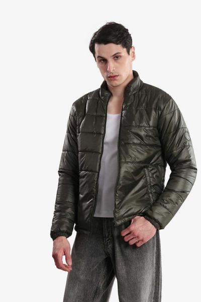 Mens Quilted Full Zipper Jacket