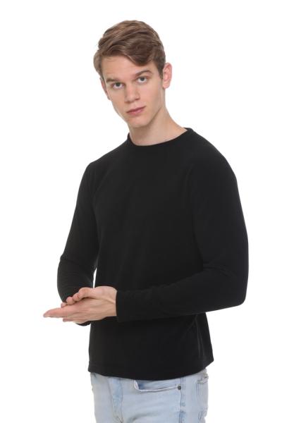 Men's Round Neck Suede Fleece Sweatshirt